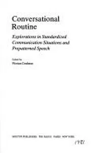 Conversational routine