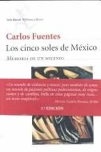 Capa de Los cinco soles de México por Carlos Fuentes