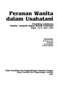 Peranan wanita dalam usahatani