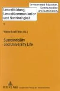 Sustainability and University Life