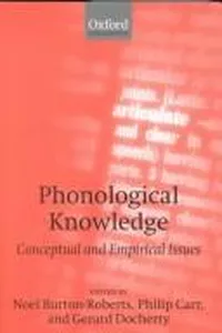Phonological Knowledge
