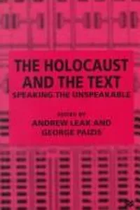 The Holocaust and the text