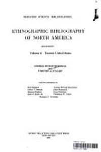 Ethnographic bibliography of North America