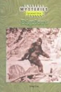 Capa de Bigfoot (Unsolved Mysteries por Greg Cox