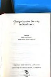 Comprehensive security in South Asia