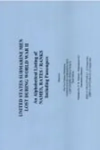 United States submarine men lost during World War II