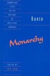 Capa de Monarchy por Dante Alighieri