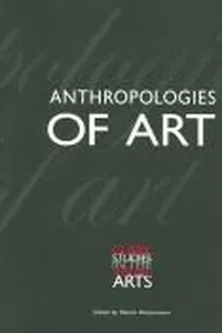 Capa de Anthropologies of art