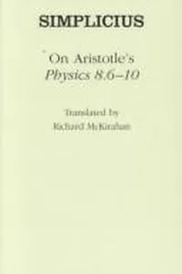 Capa de On Aristotle's "Physics 8.6-10"