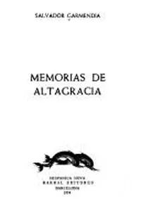 Memorias de Altagracia