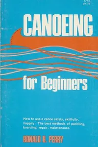 Capa de Canoeing for beginners por Ronald H. Perry