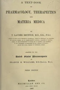 A text-book of pharmacology, therapeutics and materia medica