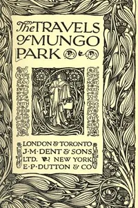 Cover of The travels of Mungo Park