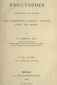 History of the Peloponnesian War