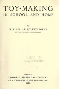 Toy-making in school and home