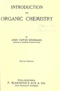Introduction to organic chemistry