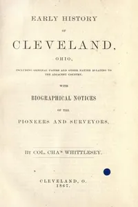 Early history of Cleveland, Ohio