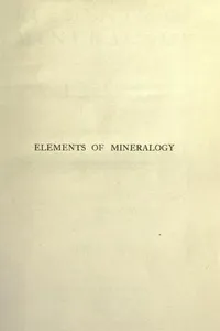 Elements of mineralogy