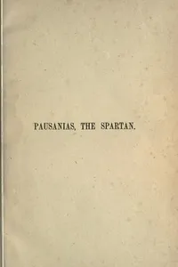 Cover of Pausanias, the Spartan by Edward Bulwer Lytton, Baron Lytton