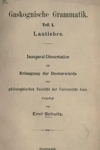Gaskognische Grammatik