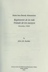 Regimiento de la vida