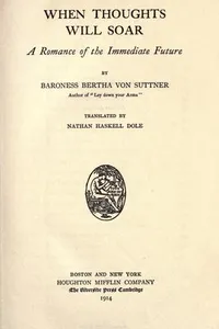 When thoughts will soar