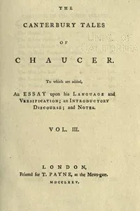 Cover of The Canterbury Tales