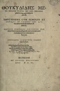 Thucydidis De bello peloponnesiano libri octo