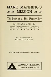 Cover of Mark Manning's mission by Horatio Alger, Jr.