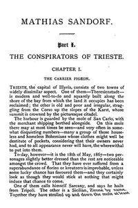 Cover of Mathias Sandorf by Jules Verne