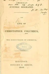 The Life of Christopher Columbus