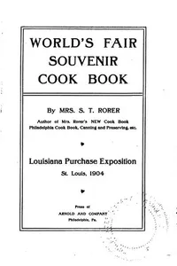 World's fair souvenir cook book