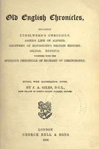 Six old English chronicles, of which two are now first translated from the monkish Latin originals