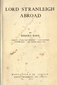 Lord Stranleigh Abroad