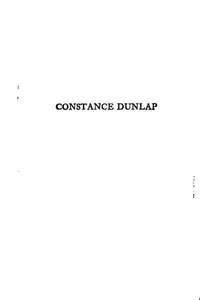Constance Dunlap, woman detective