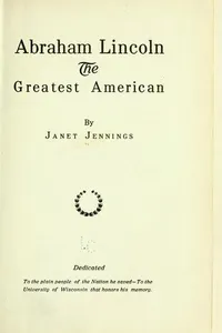 Capa de Abraham Lincoln