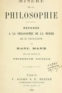 Misère de la philosophie