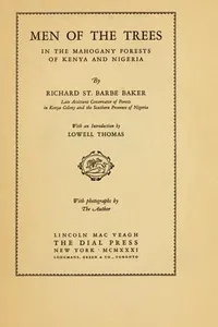 Cover of Men of the trees by Richard St. Barbe Baker