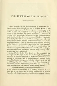 The robbery of the treasury of East Jersey in 1768, and contemporaneous events