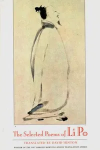 Capa de The selected poems of Li Po por Bo Li