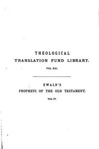 Commentary on the Prophets of the Old Testament