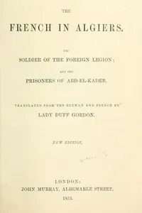 Cover of The French in Algiers