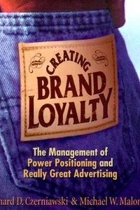 Capa de Creating Brand Loyalty por Mike Maloney