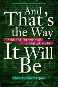 And that's the way it will be