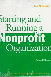 Starting and running a nonprofit organization