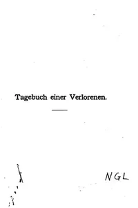 Tagebuch einer Verlorenen