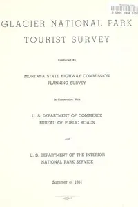 Glacier National Park tourist survey