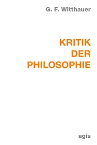 Kritik der Philosophie