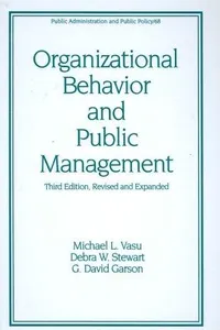 Organizational behavior and public management