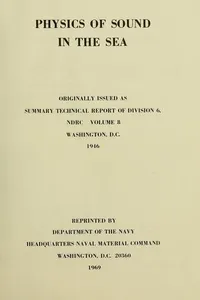 Physics of sound in the sea